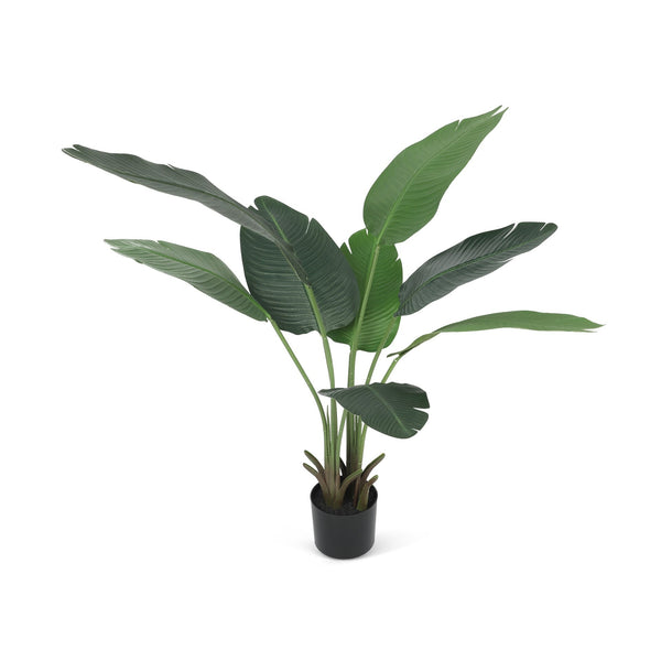 Premium Real Touch Artificial Traveller's Palm Tree with Pot 120cm
