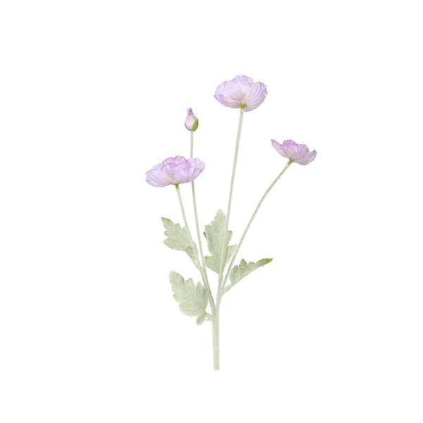 Poppy Spray Light Purple 60cm