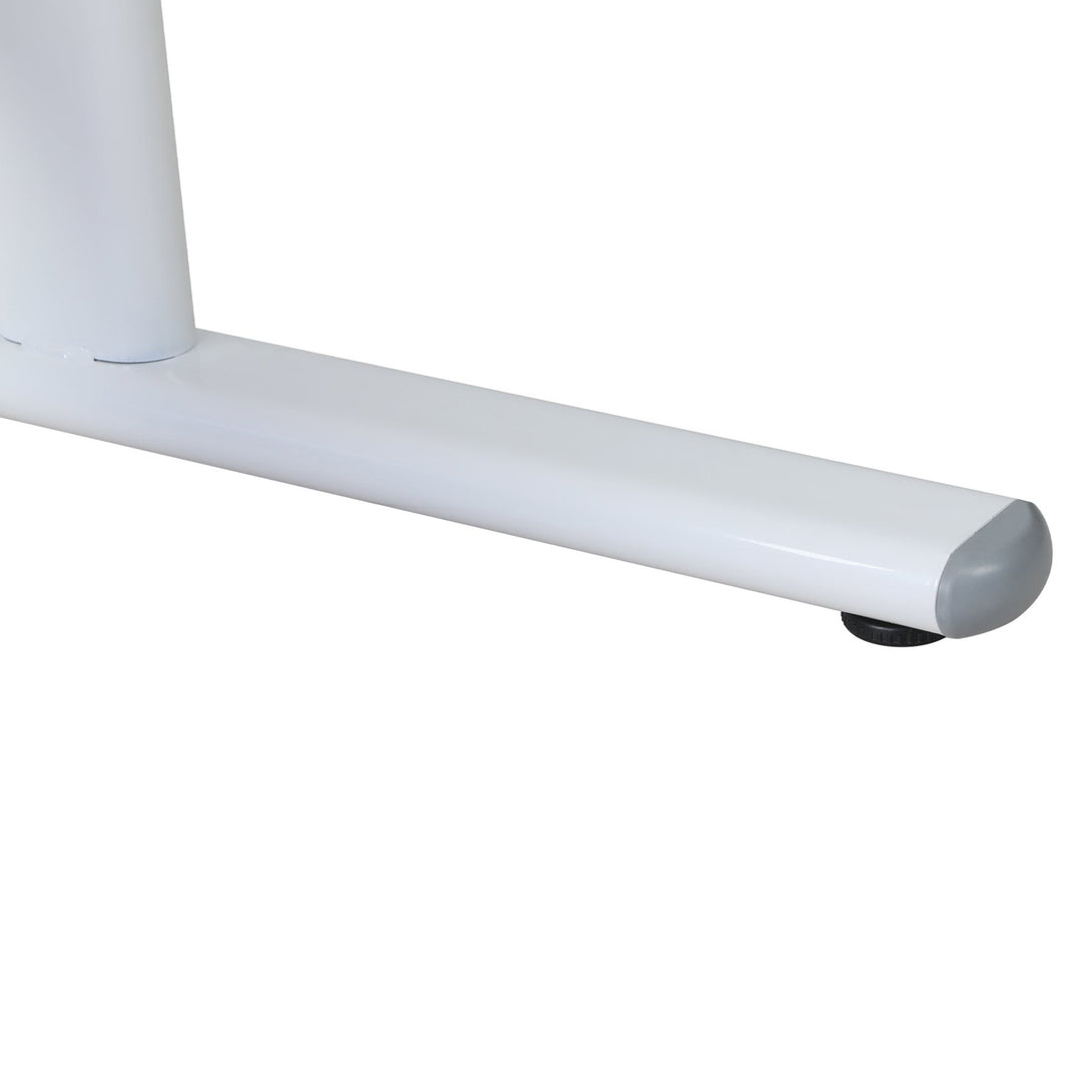 Lucas 120cm Manual Standing Desk - Maple + White