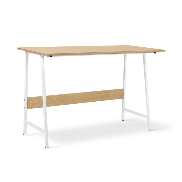 Daniel 120cm Computer Desk - Maple + White