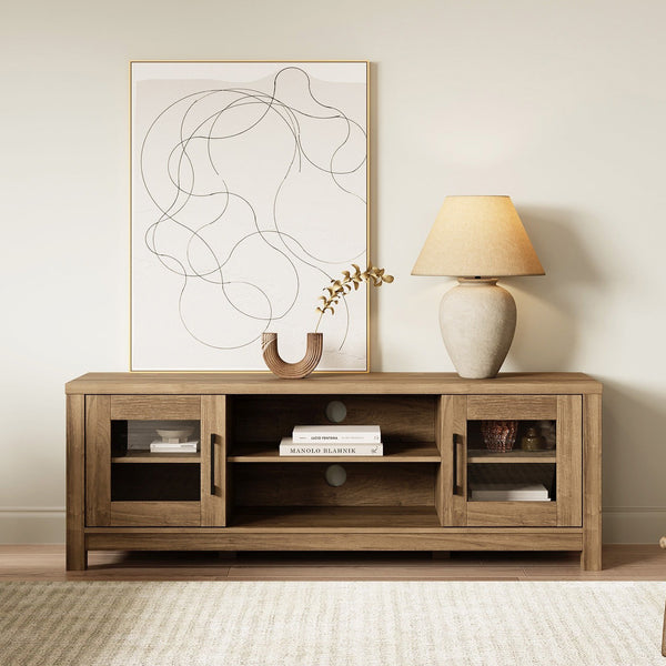 Georgie 1.5m Entertainment Unit - Knotty Oak