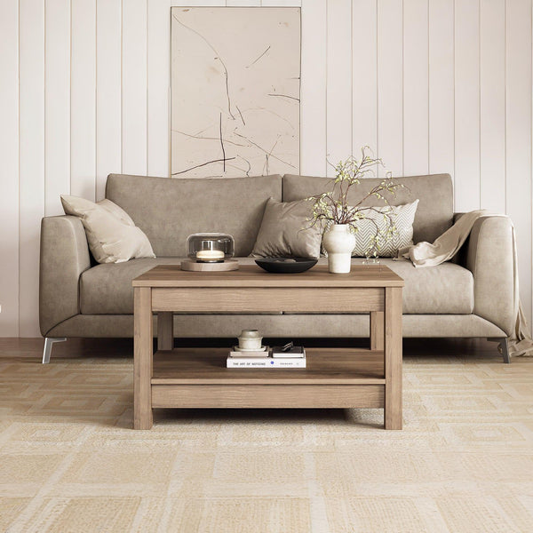 Georgie Coffee Table - Knotty Oak