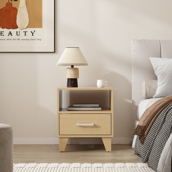 Claire Bedside Table - Oak