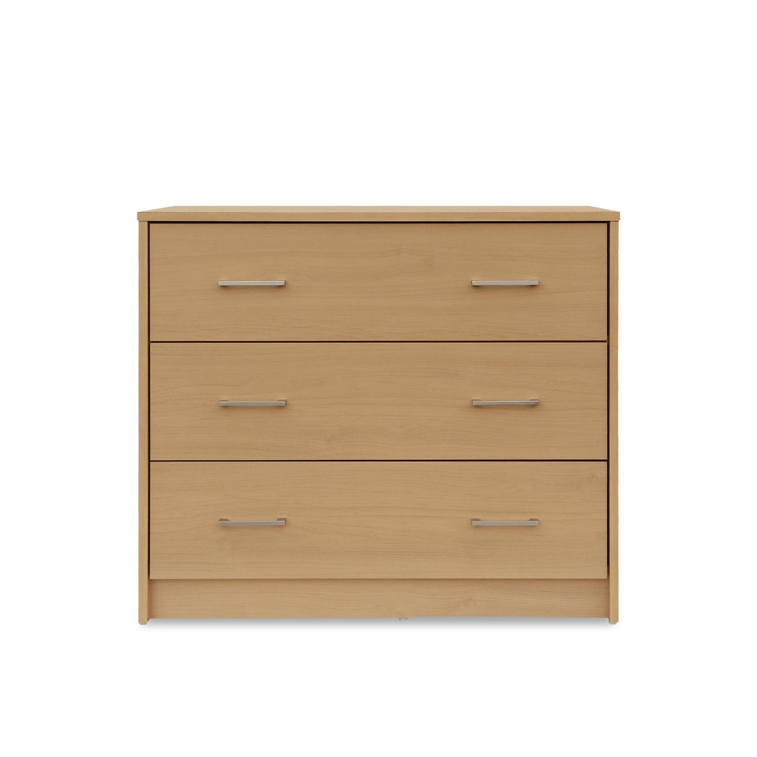 Nikola 3 Drawers Tallboy - Maple