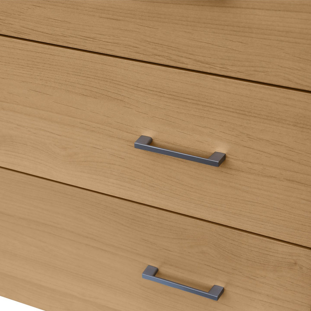 Nikola 3 Drawers Tallboy - Maple