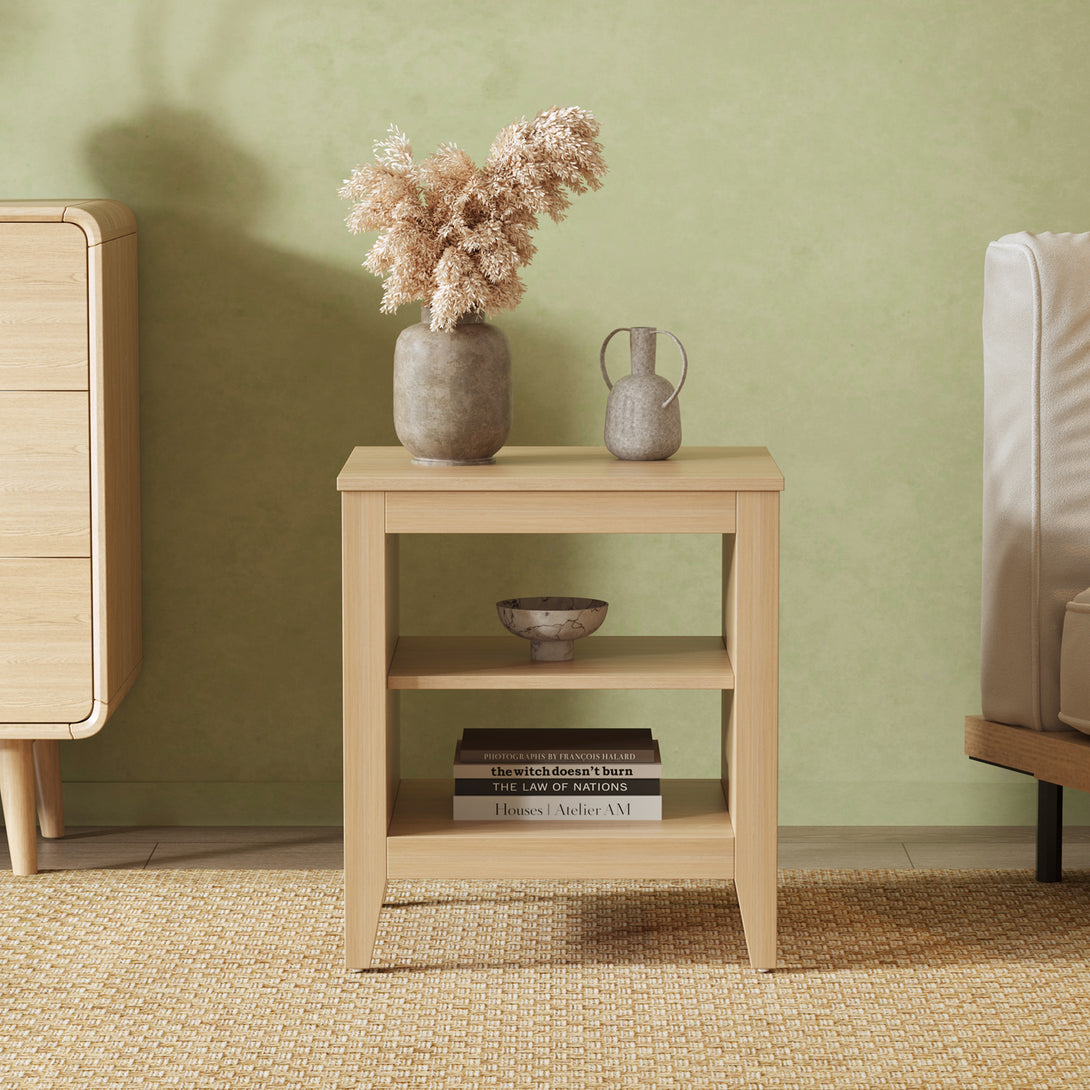 Eyre Bedside Table - Maple