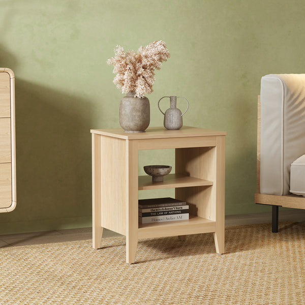 Eyre Bedside Table - Maple