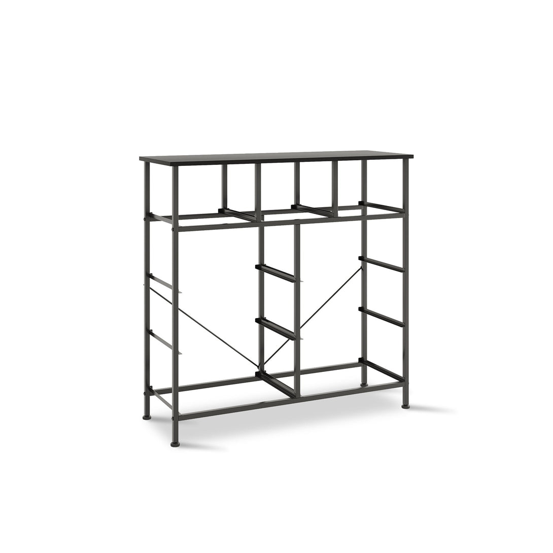 Madilyn 9 Drawers Lowboy - Black + Mix