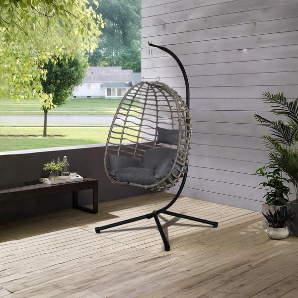 Howland Outdoor Hanging Egg Chair - Grey