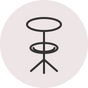 Circular Integrated Footrest