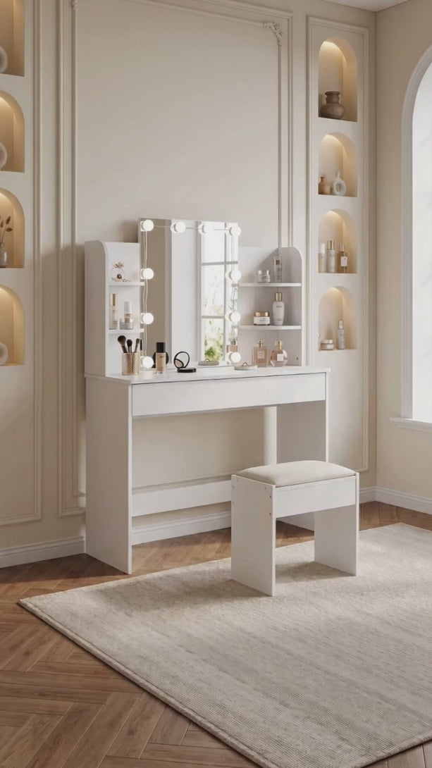 产品视频-23977-celosia-2-piece-dressing-table-with-mirror-stool-set-white-2607091