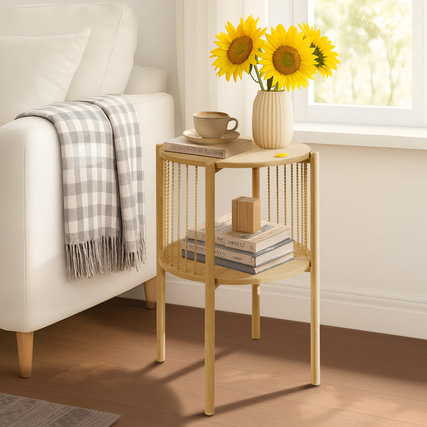 Deven Side Table - Natural