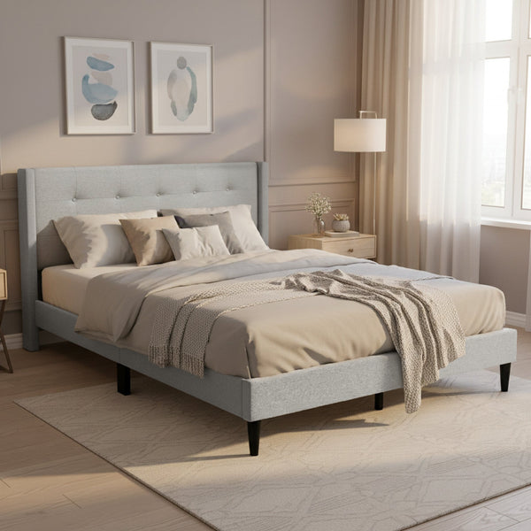Sealy Queen Bed Frame - Silver
