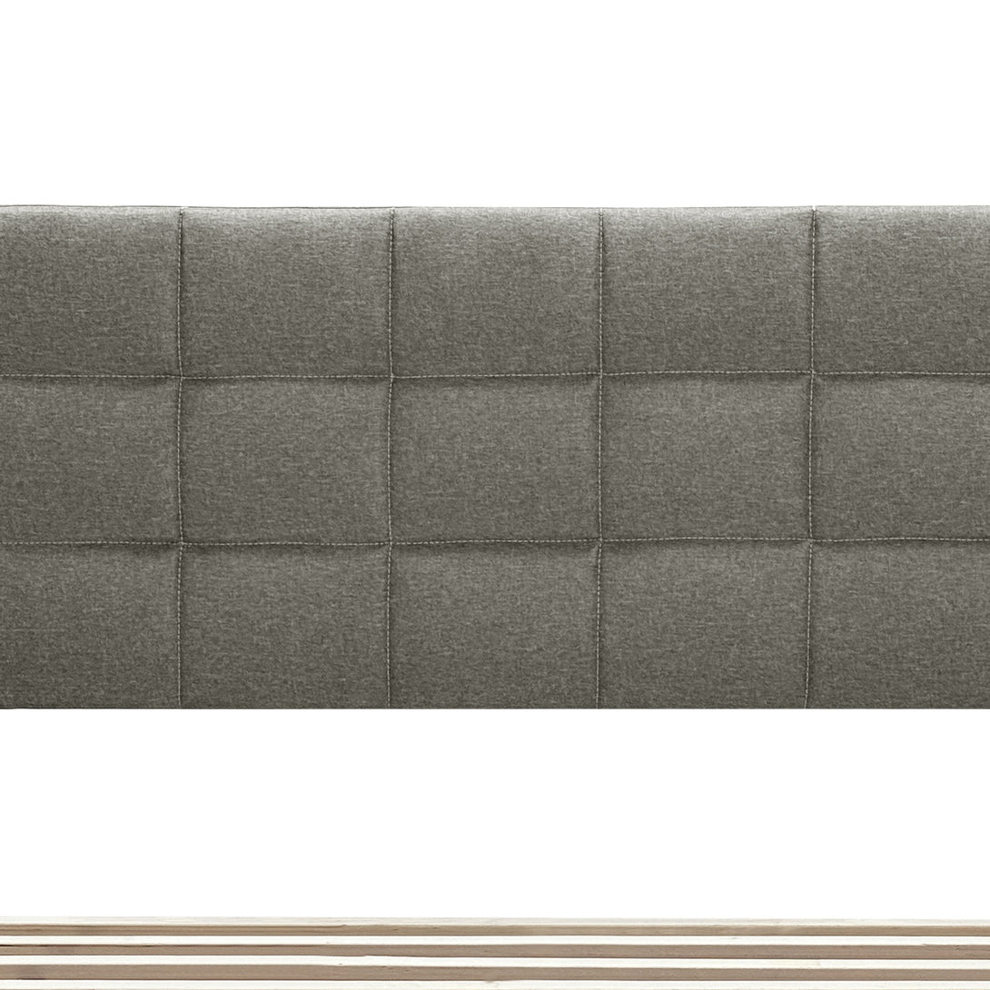 Denali Super King Bed Frame with 4 Drawers - Light Grey