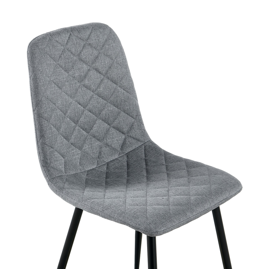 Fika Linen Dining Chair - Set of 4 - Grey