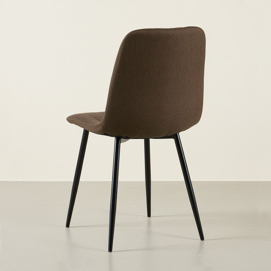 Holland Fabric Dining Chair - Set of 4 - Brown