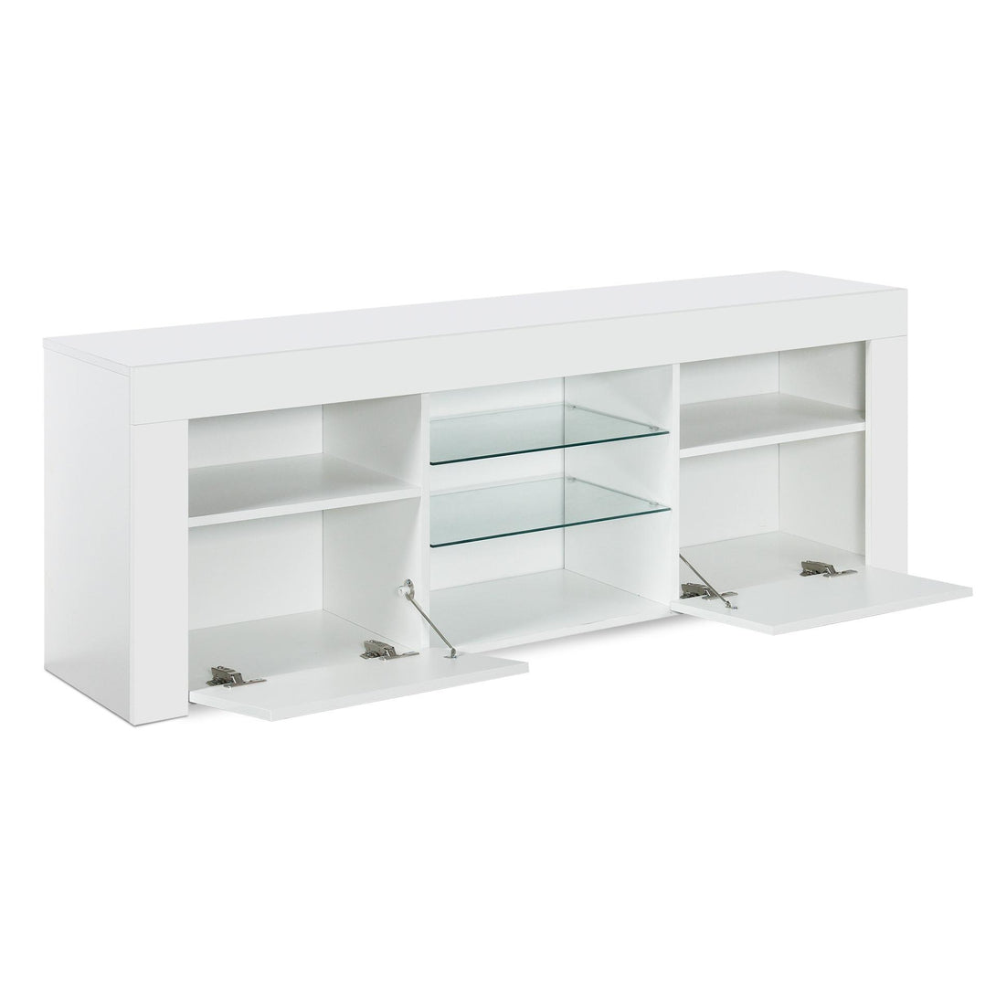 Atka 1.45m LED Entertainment Unit - White