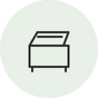 Generous Concealed Storage