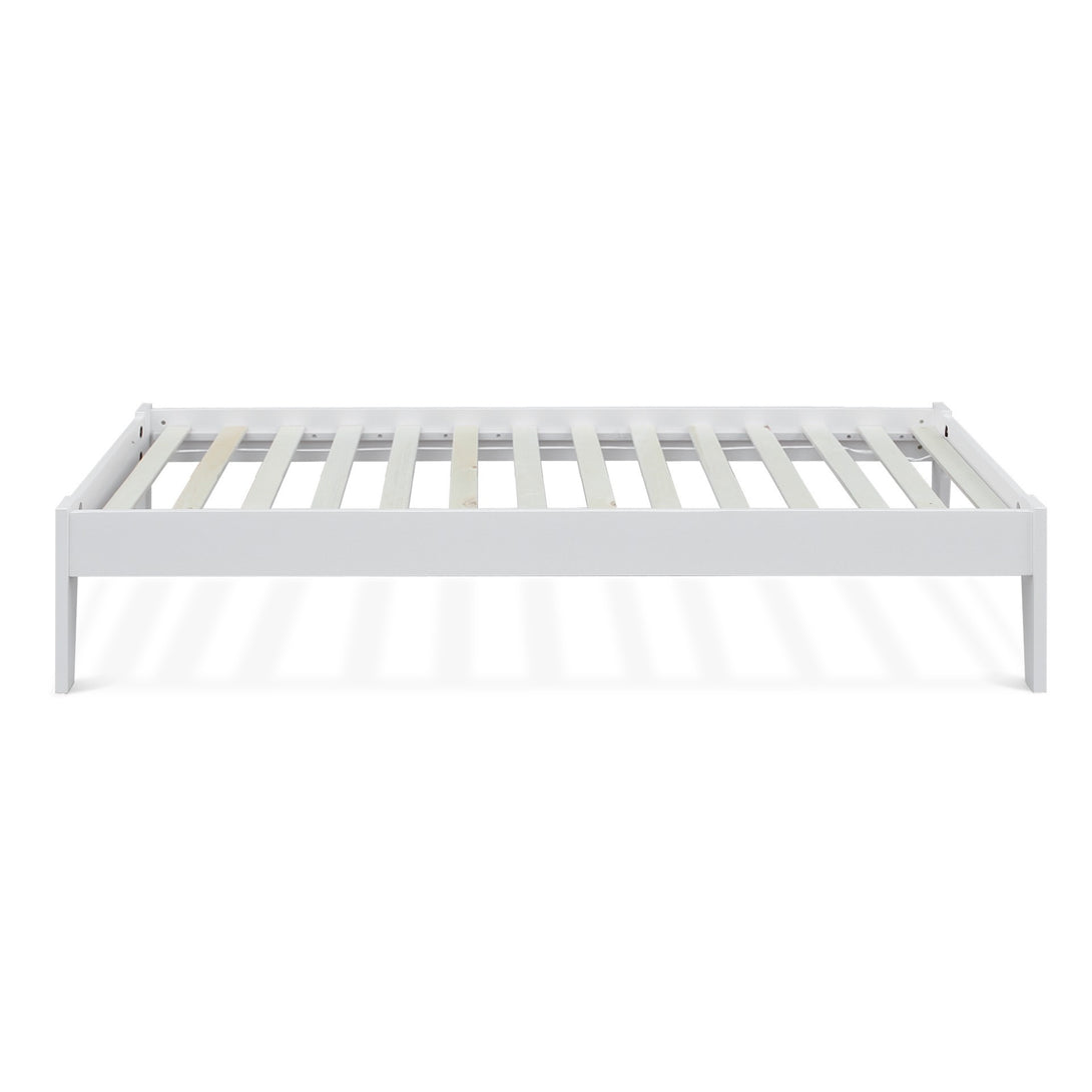 Meri Single Wooden Bed Frame - White