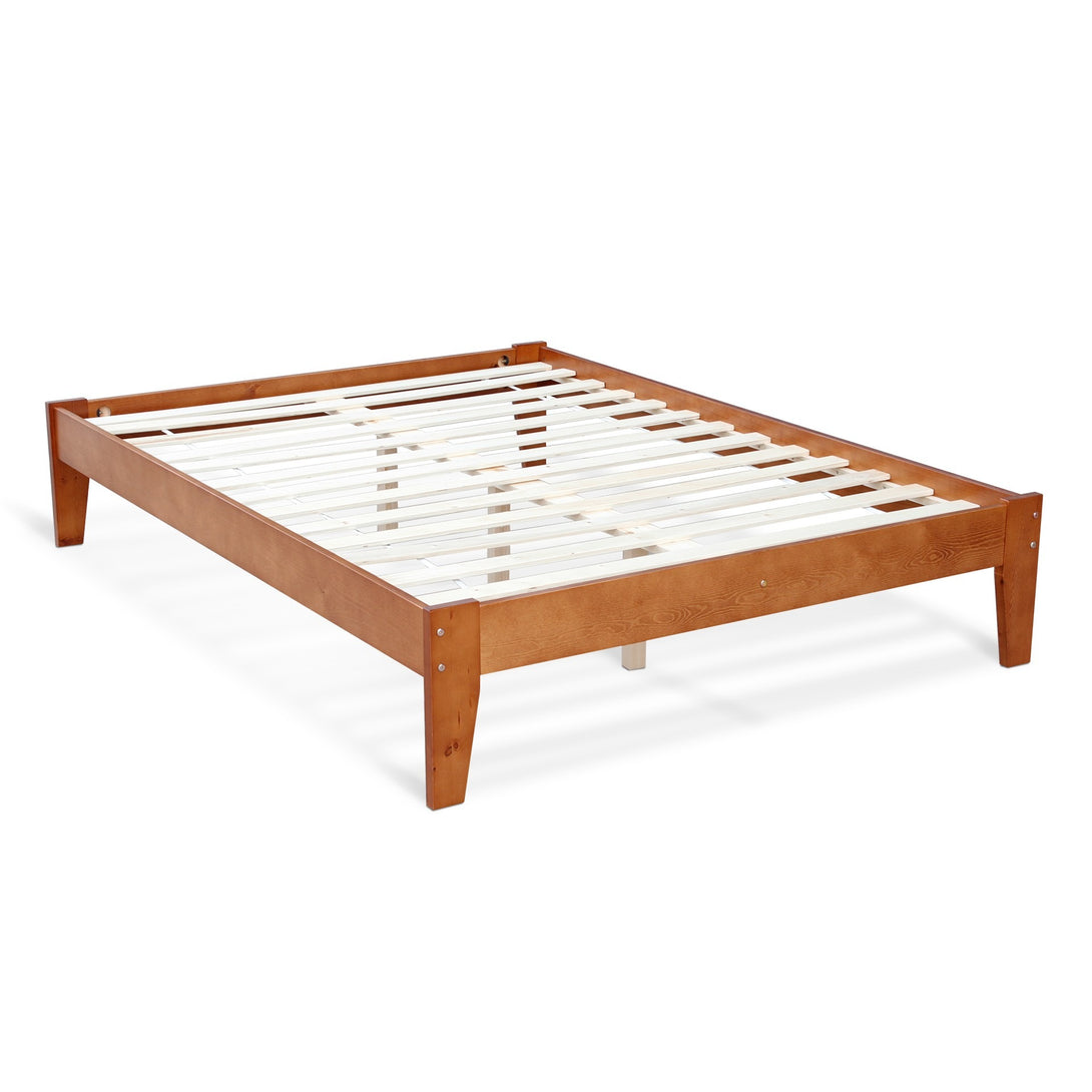 Meri Double Wooden Bed Frame - Oak