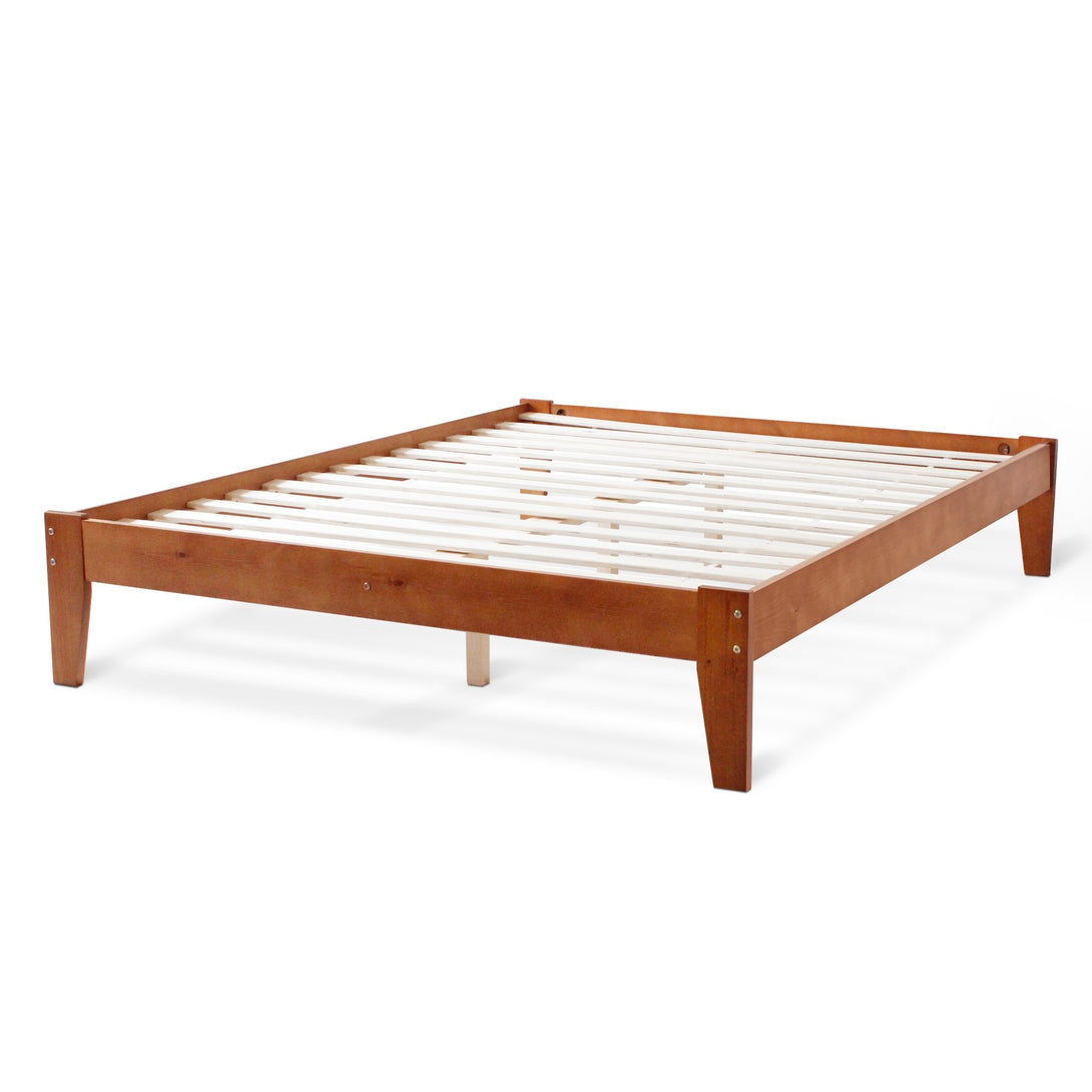 Meri Queen Wooden Bed Frame - Oak