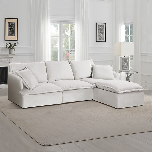 Haworth Modular Sofa - Silver Cloud