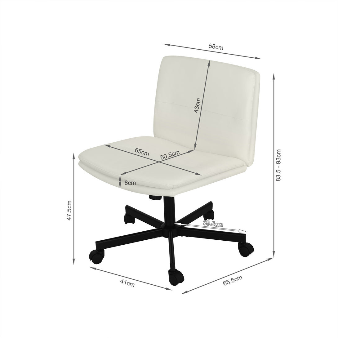 Malakai Swivel Chair - White