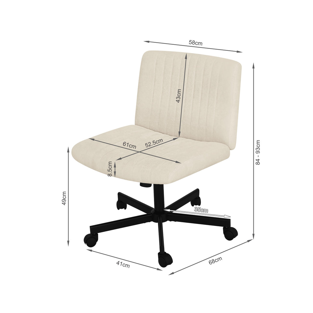 Lukas Swivel Chair - Beige