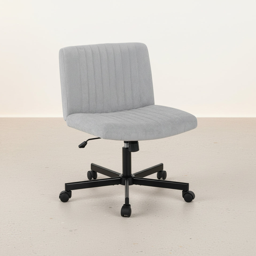 Lukas Swivel Chair - Light Grey