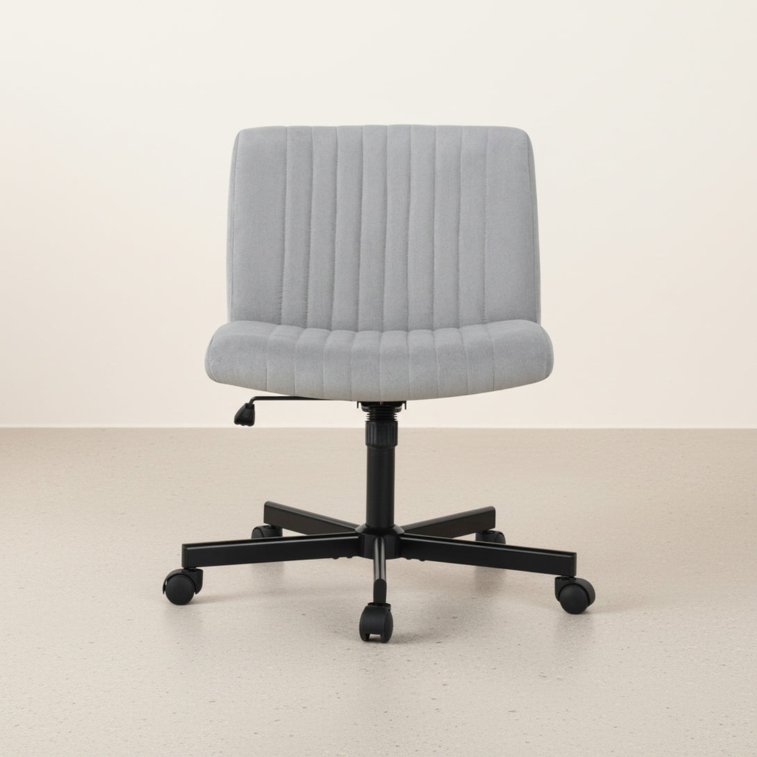 Lukas Swivel Chair - Light Grey