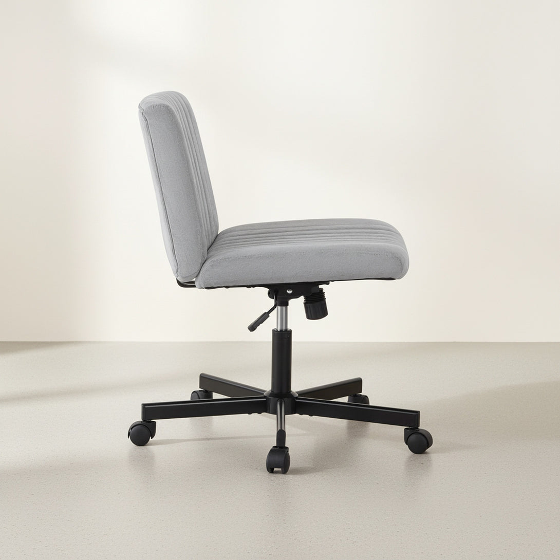 Lukas Swivel Chair - Light Grey