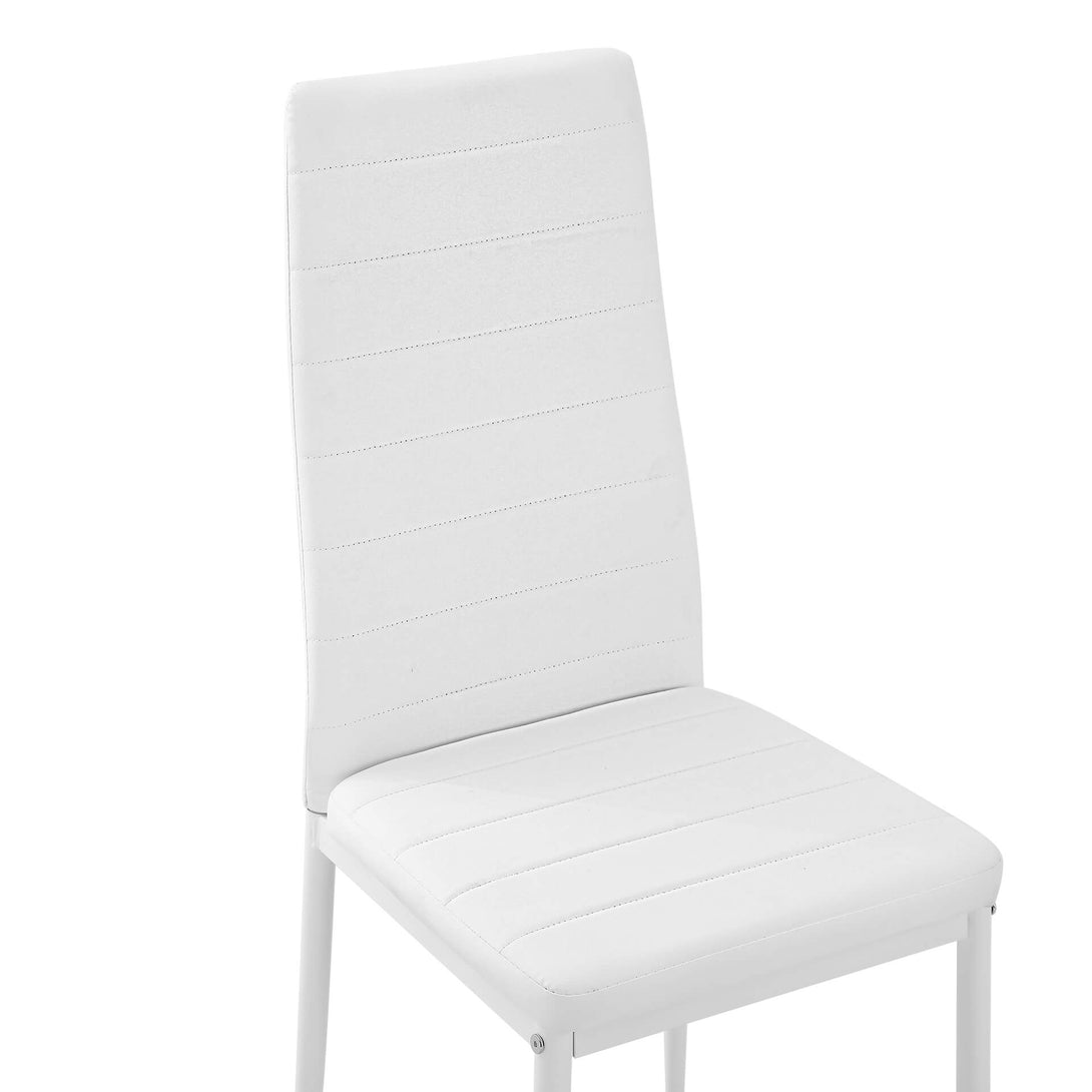 Samuel 5 Piece 1.2m Dining Set - White