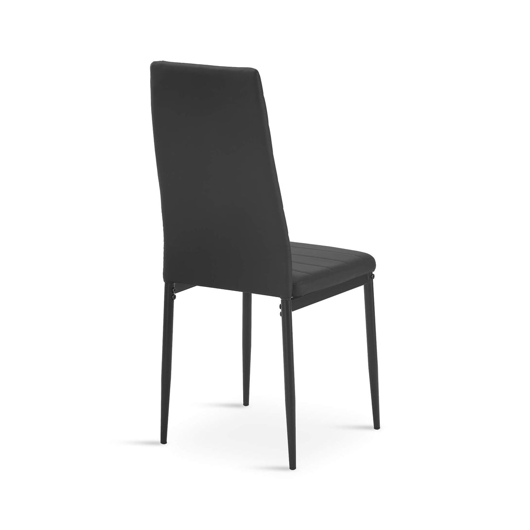 Samuel 7 Piece 1.6m Dining Set - Black