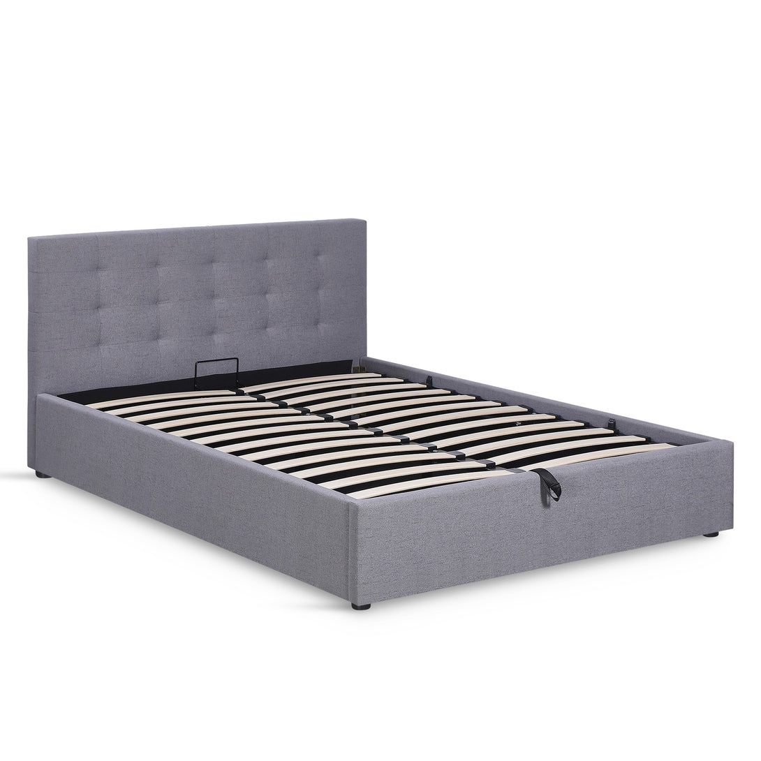 Abigail Double Gas Lift Bed Frame - Grey