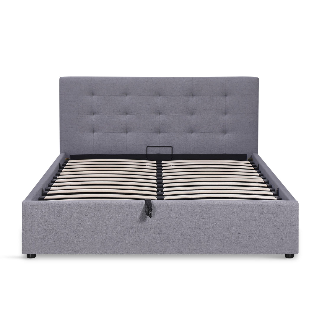 Abigail Double Gas Lift Bed Frame - Grey