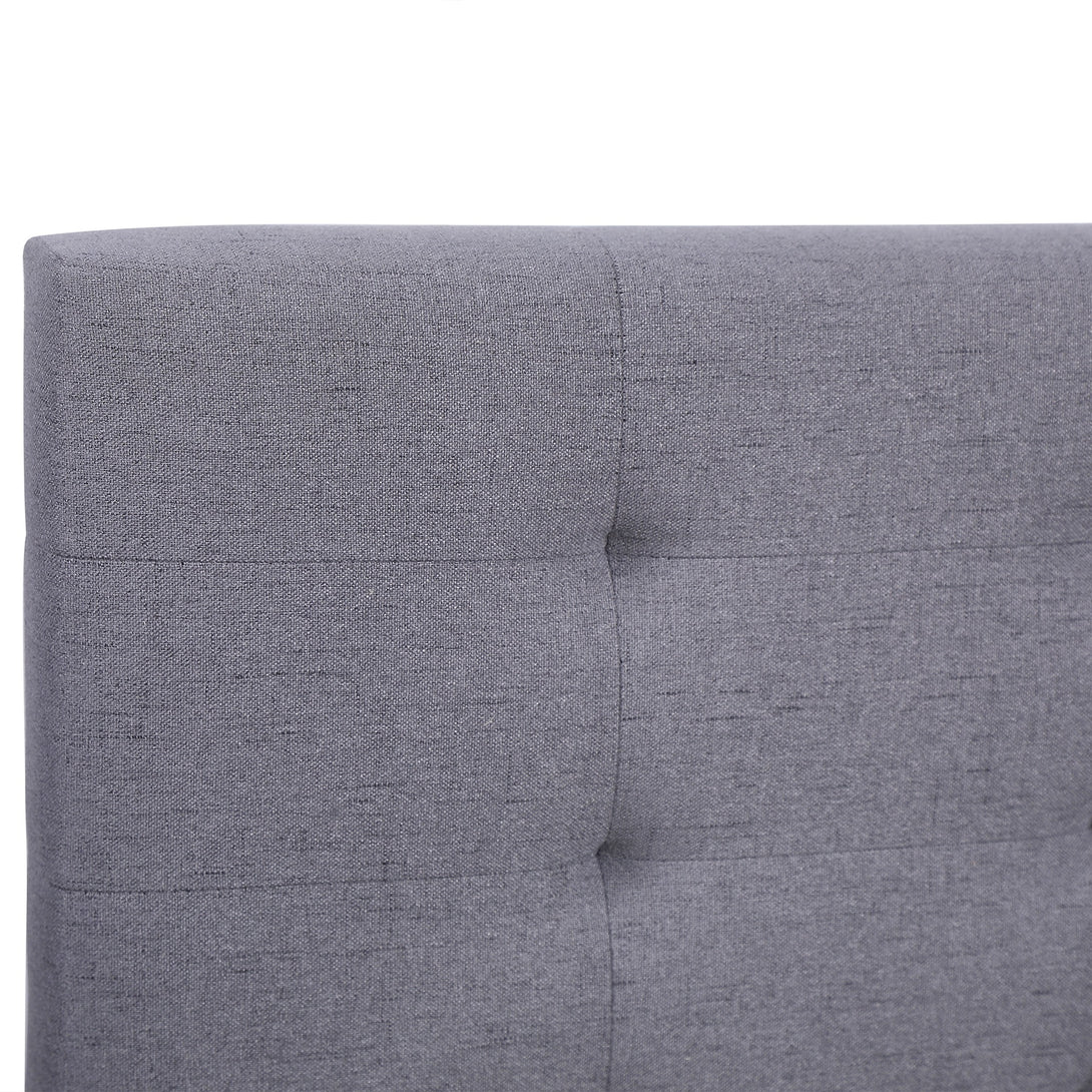 Abigail Double Gas Lift Bed Frame - Grey