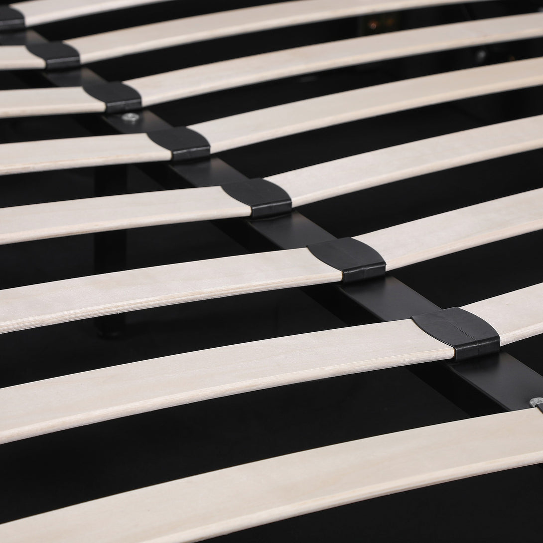 Abigail Double Gas Lift Bed Frame - Grey