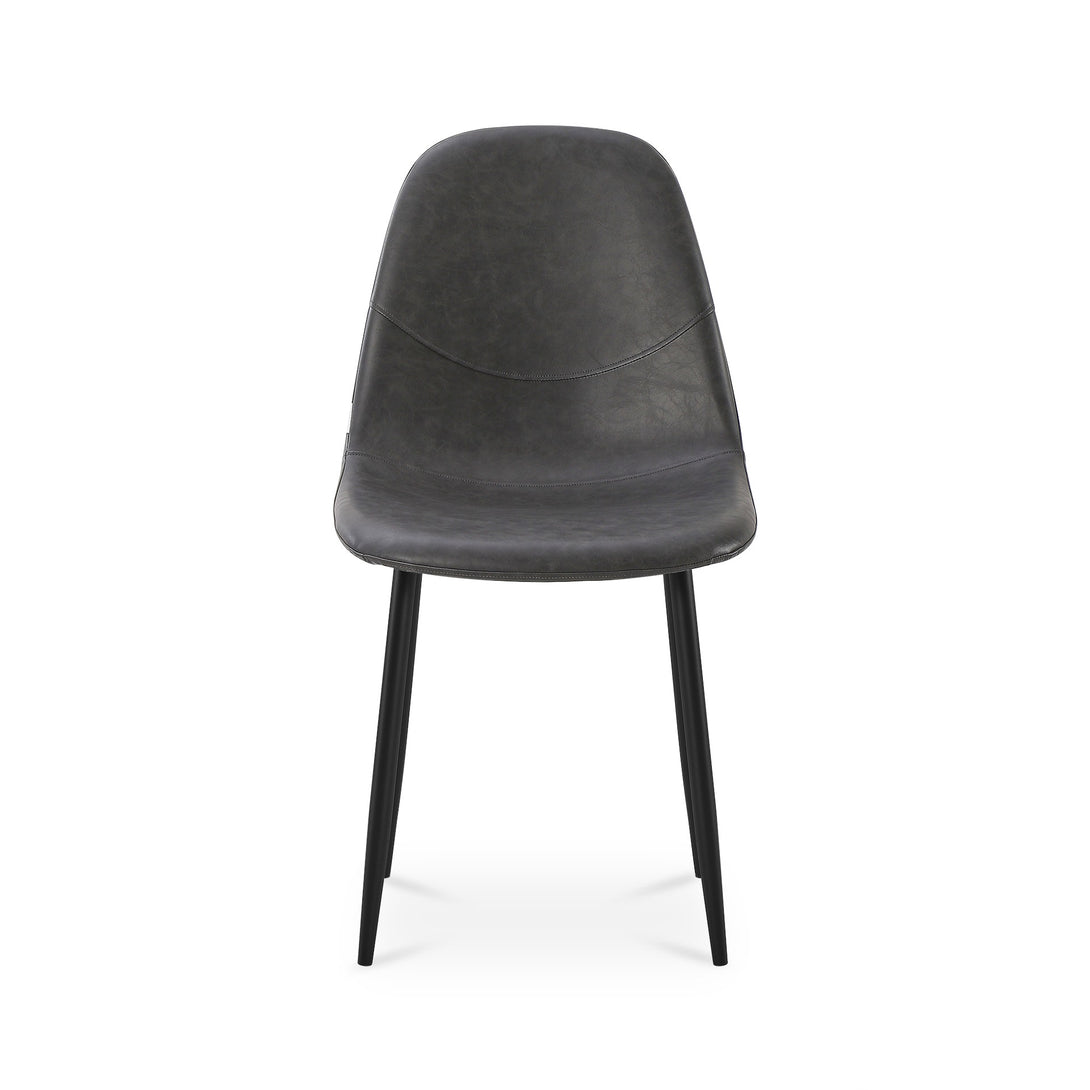 Matthew PU Leather Dining Chair - Set of 4 - Grey