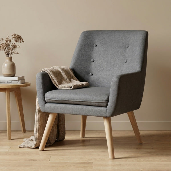 Lina Armchair - Dark Grey