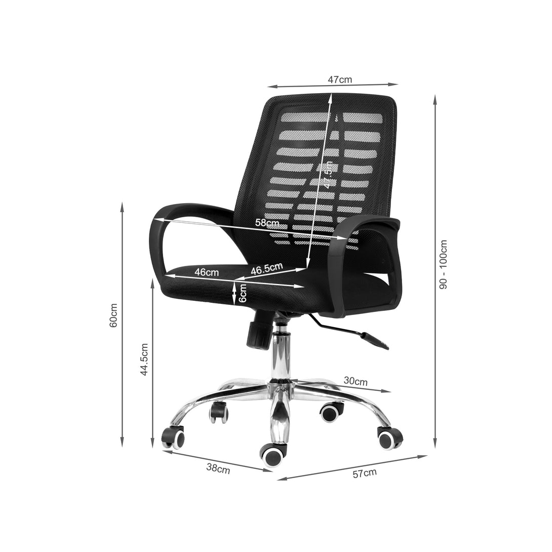 Kara Office Chair - Black