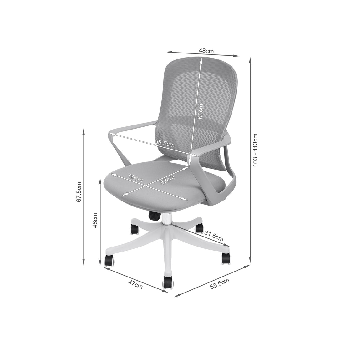 Aria Office Chair - Grey
