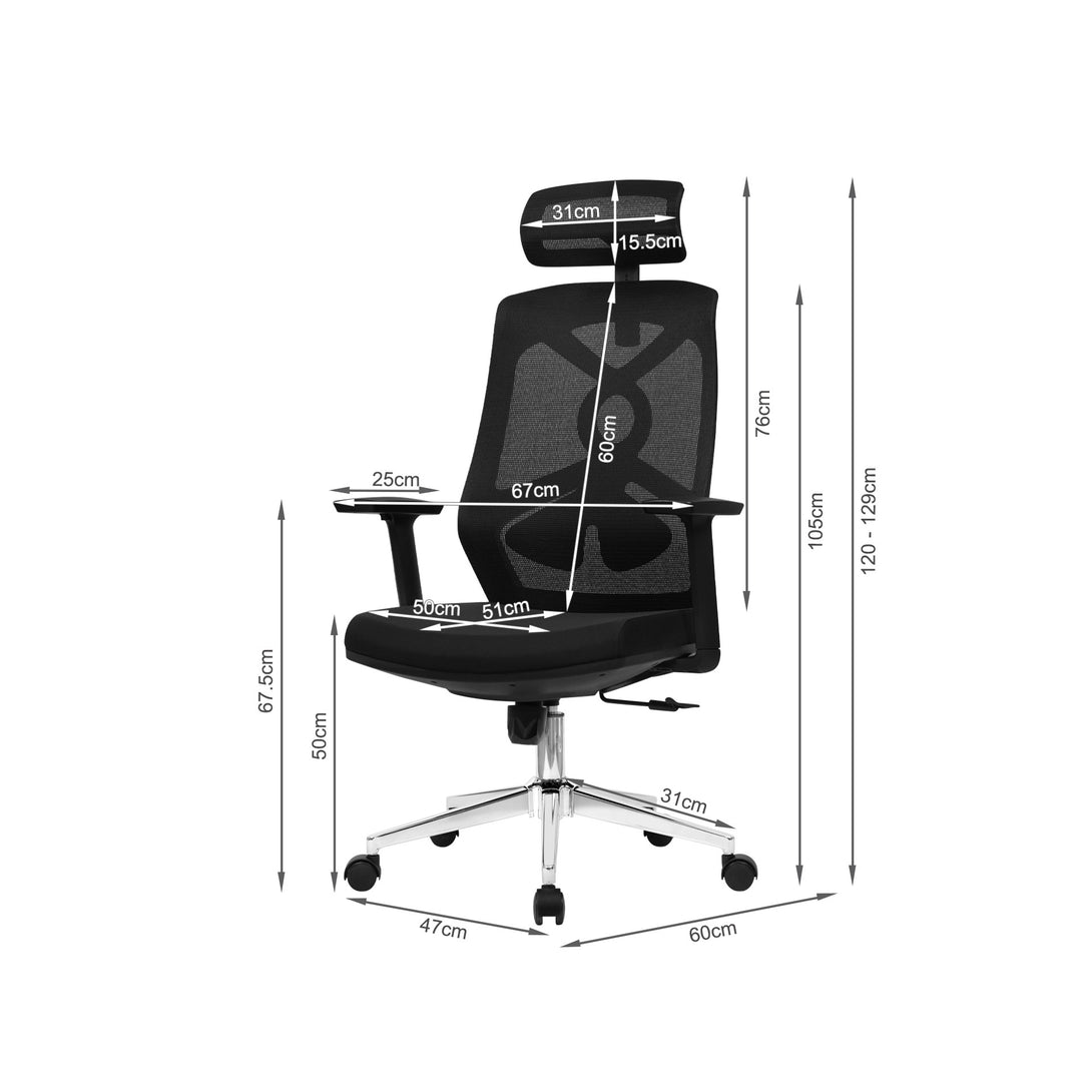 Theo Office Chair - Black