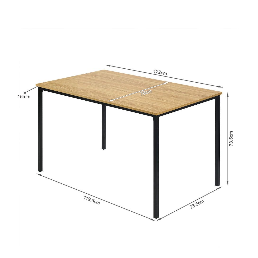 Maddox 3 Piece Dining Set - Natural