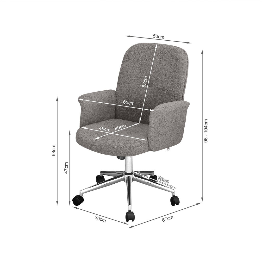 Jorge Office Chair - Dark Grey