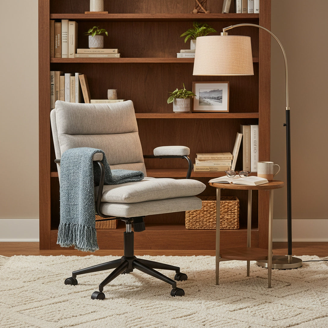 Josue Office Chair - Light Grey