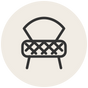 Woven rope seat