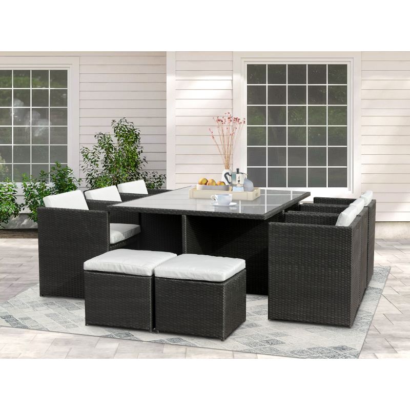 11 piece store garden furniture set