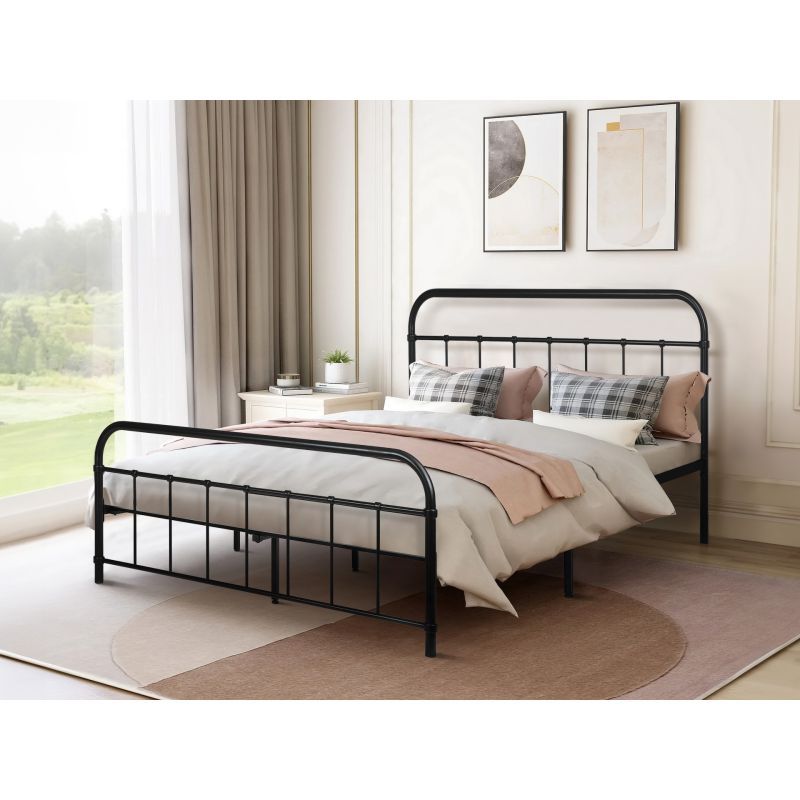 Metal queen bed frame hot sale near me