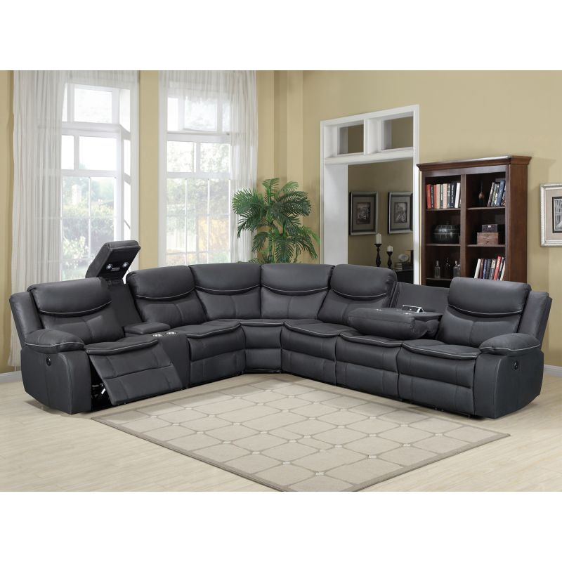 Corner sofa power recliner hot sale