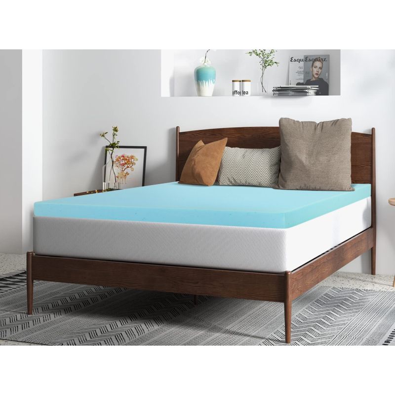 Plush memory foam mattress topper sale